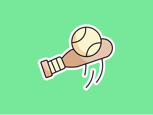 Baseball Swing Illustrations: Dynamic Design for Any Project