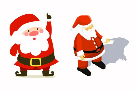 Christmas Santa Cute Beard Illustrations: A Festive Design Toolkit
