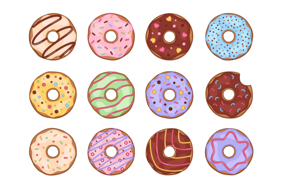 Deliciously Designed: A Deep Dive into Donuts, Doughnuts Illustrations