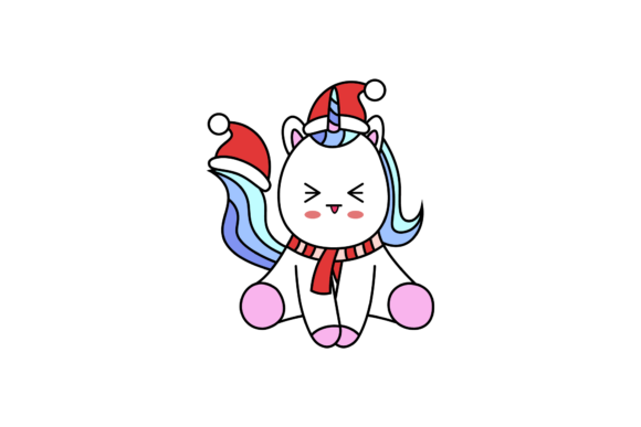 Enchanting Christmas Unicorn Vectors for Festive Design