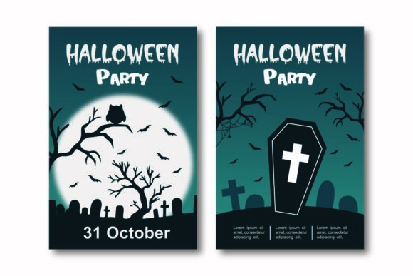 Halloween Party Illustrations Banner: Your Digital Toolkit