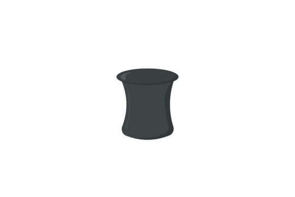Minimalist Puff Chair Illustrations: A Modern Design Asset