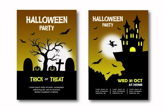 Spooky Style: Elevating Projects with Halloween Design Illustrations Poster