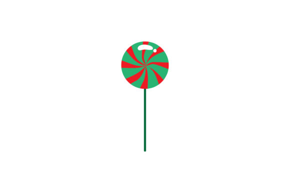 Sweeten Your Holiday Designs with Christmas Lollipop Candy Illustrations