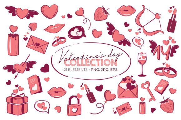 Valentine's Day Hand Drawn Illustrations: A Designer's Charming Toolkit