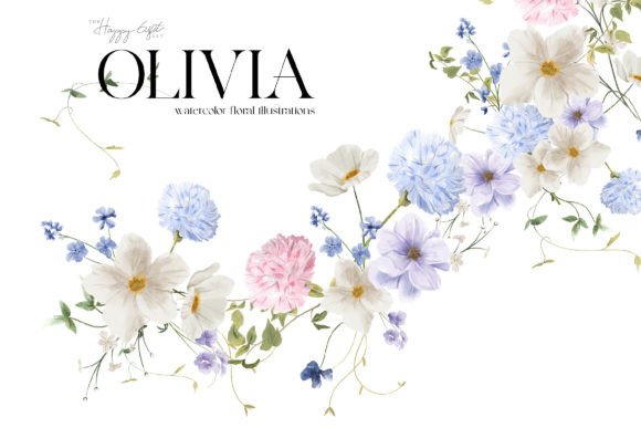 Wild Floral Watercolor Illustrations: Elevate Your Creative Projects